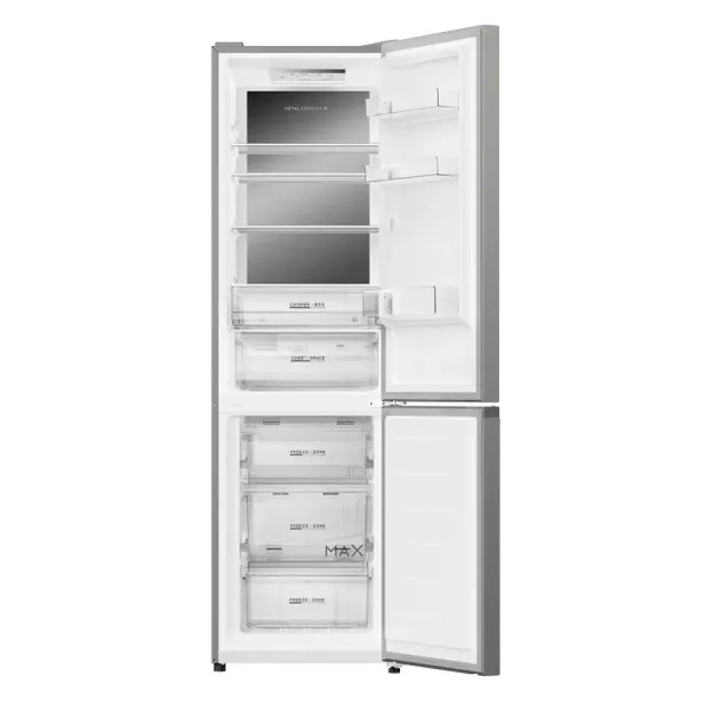 Scandomestic 251 L Fridge Freezer with Care+ Compartment 700335CBF251MNFXC