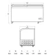 SCANDOMESTIC 488 L Dual-Temperature Display Freezer