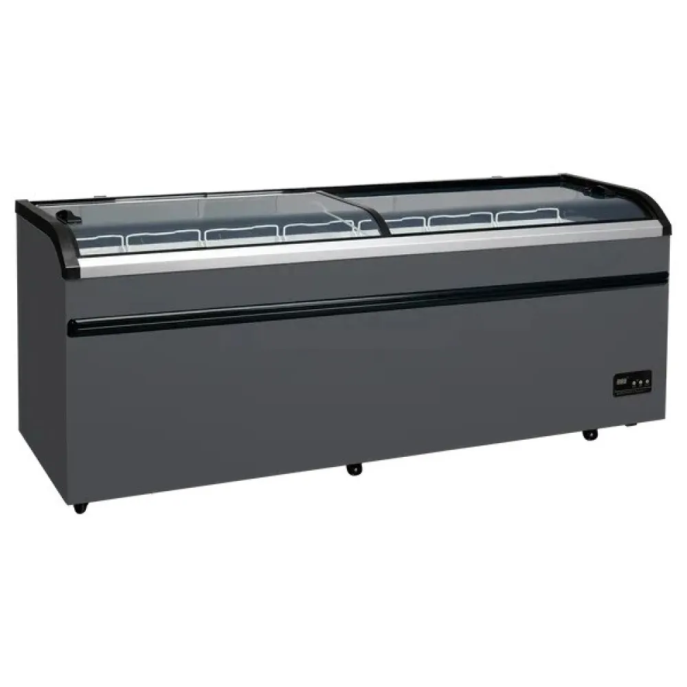 SCANDOMESTIC Dual-Temperature Refrigerated Display and Freezer 669 Litre
