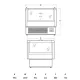 SCANDOMESTIC Impulse Display Freezer 230 L IMC1000BD