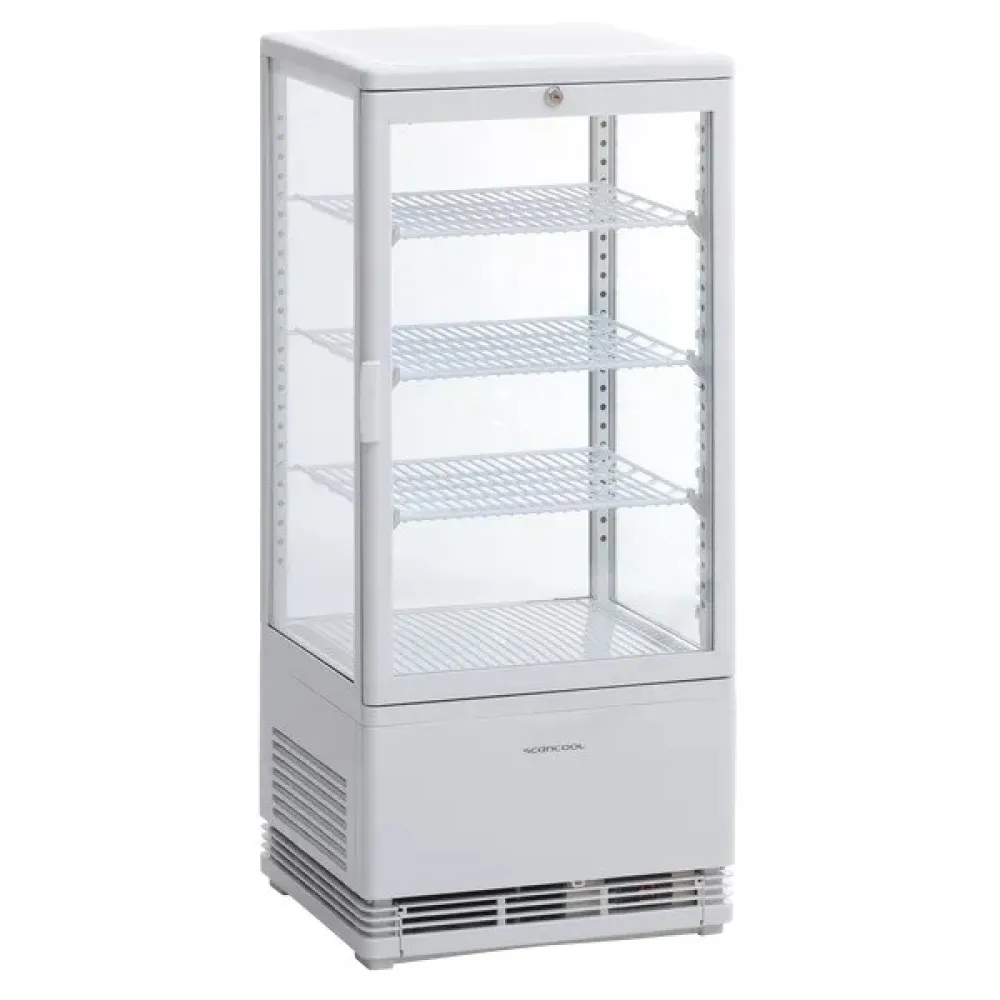 SCANDOMESTIC RT 82 WE Refrigerator Display Case 78 L