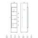 Scandomestic 160 L Refrigerated Display Cabinet DCC217WD