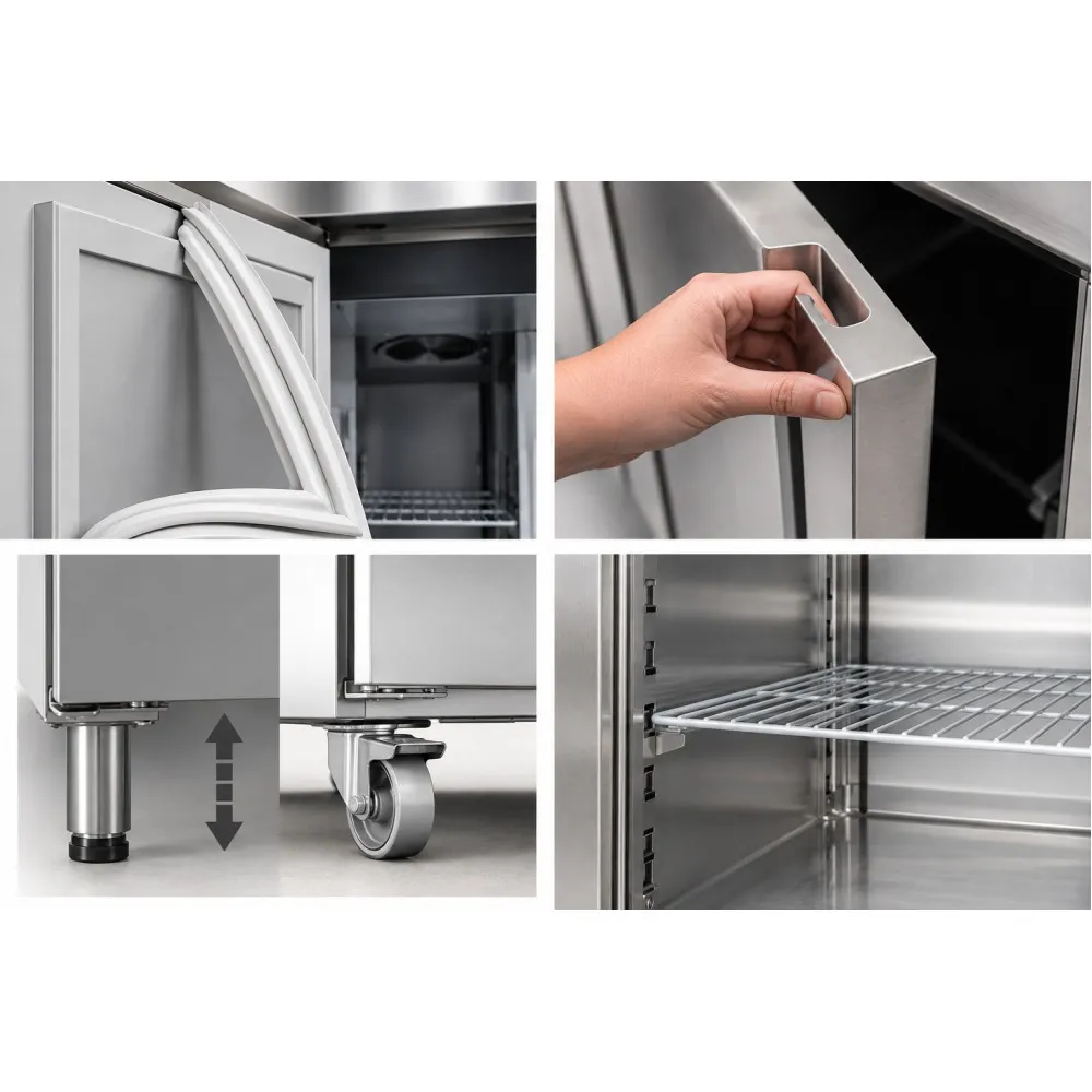 FAGOR Pass-Through Refrigeration Counter 700 GN1/1 ACP-4G/C