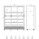 SCANDOMESTIC DC1500BSLD Refrigerated Display Cabinet for Bottles & Cans