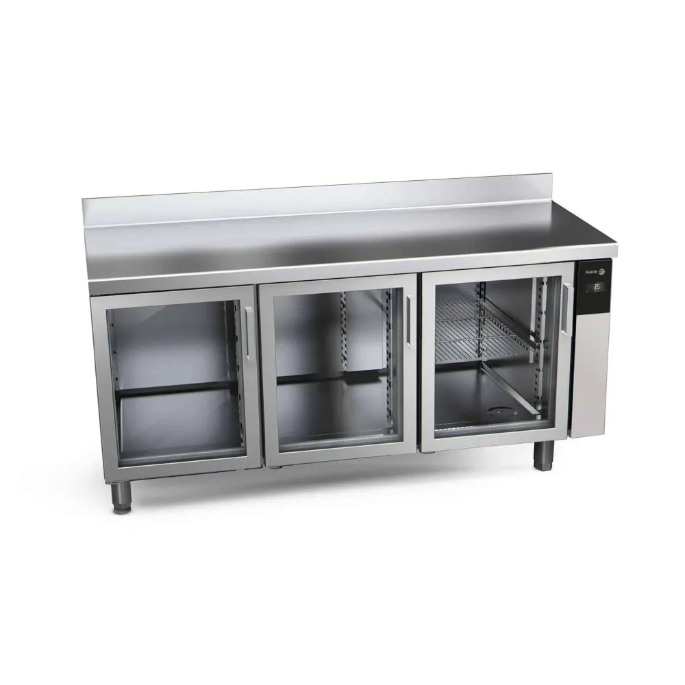 FAGOR Remote Refrigeration Counter Display with 3 Glass Doors