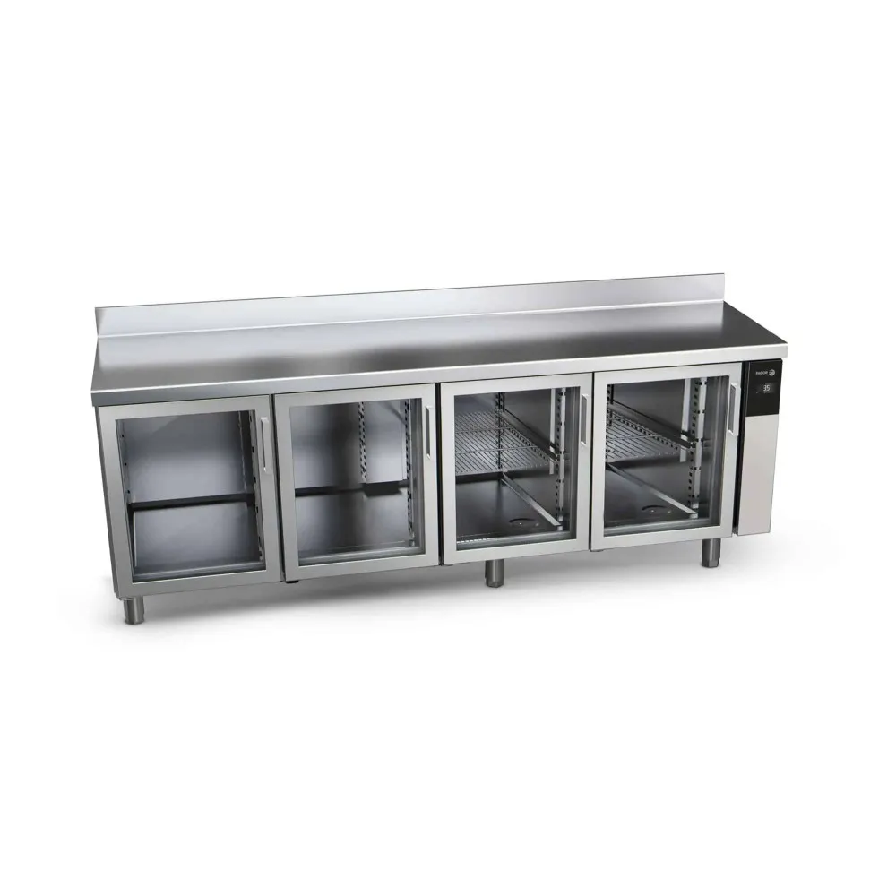 FAGOR Remote Refrigeration Counter Display with 4 Glass Doors