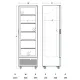 SCANDOMESTIC DC426BGD Refrigerated Display Cabinet 361 L