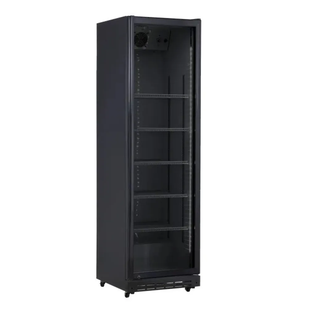 SCANDOMESTIC DC430BD 392 L Black Display Refrigerator