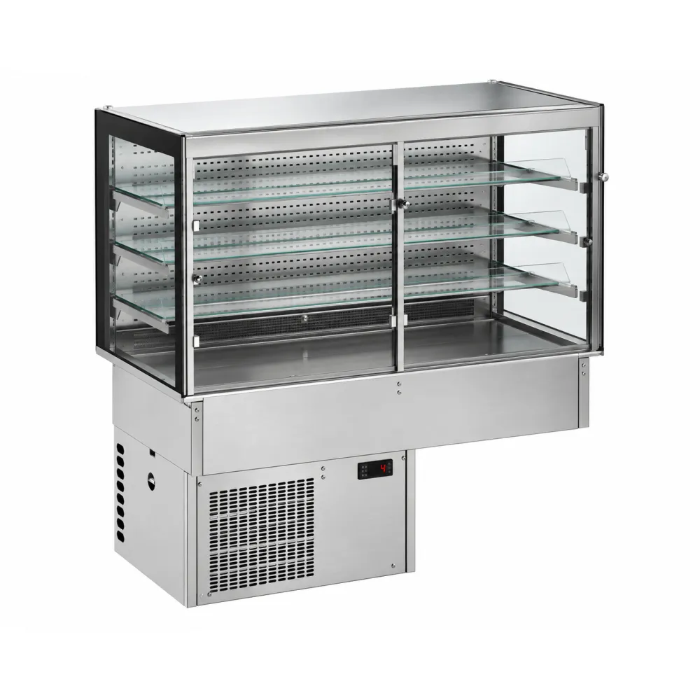 Refrigerated Display Case WALL TYPE 2 GN1/1 DROP-IN DDRVC7-W-CP-3-2