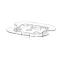 GN 1/6 drain tray, transparent
