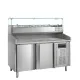 Pizza table with refrigerating display PT1200