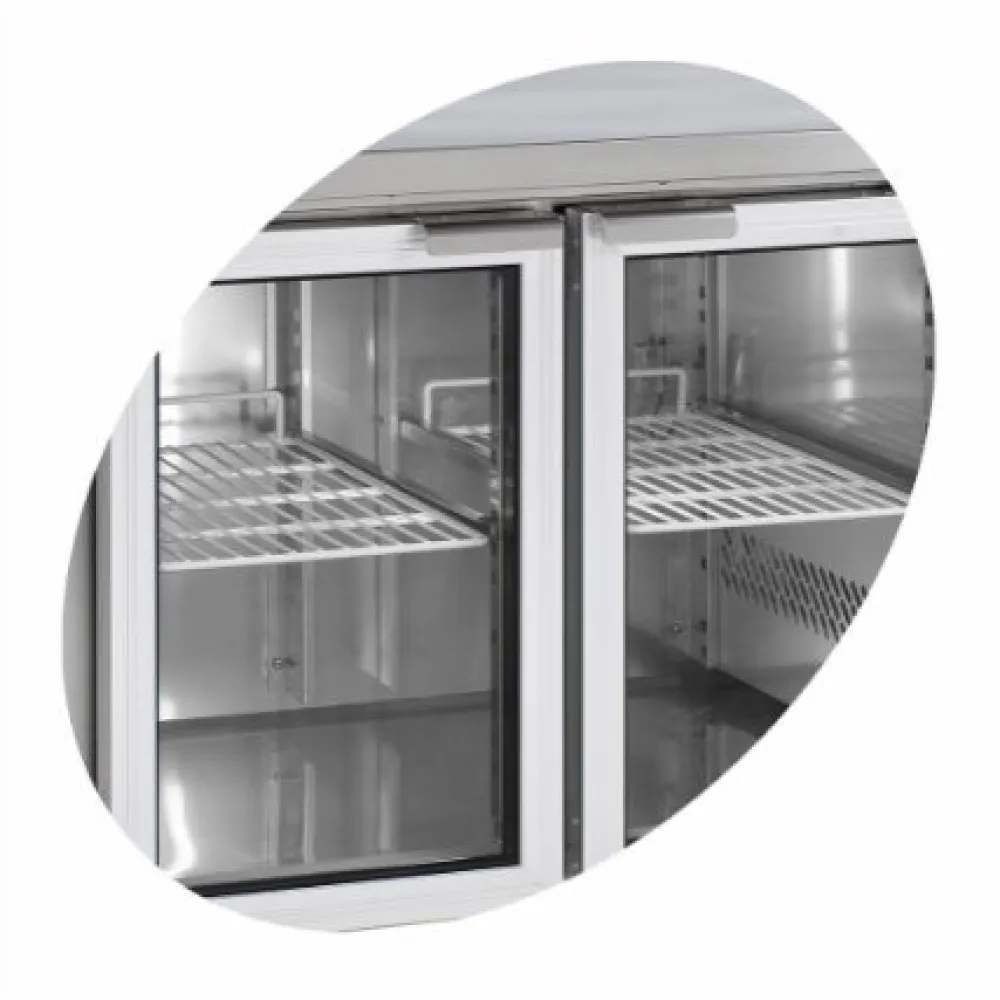 Cooling counter CK 7310G with glass doors
