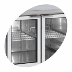 Cooling counter CK 7310G with glass doors