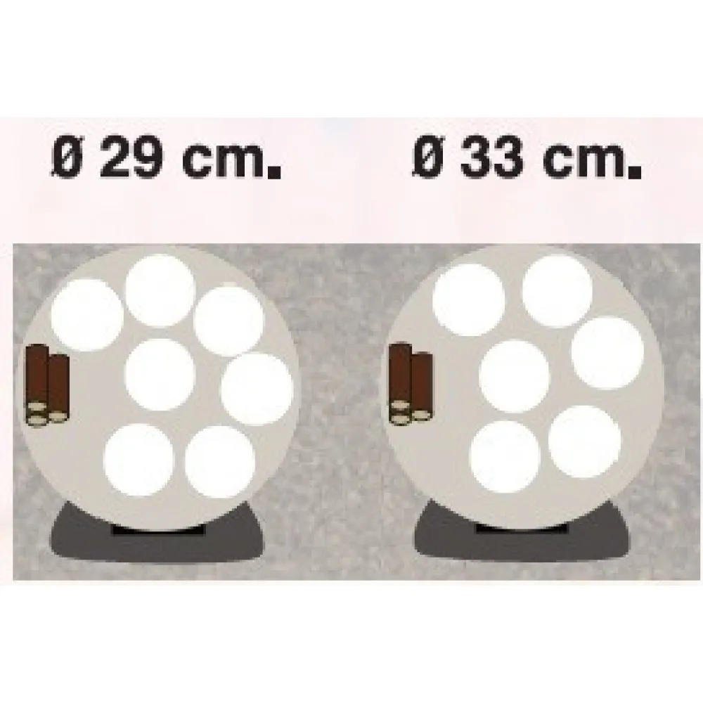 Wood pizza oven for 6-7 pizzas MFE 