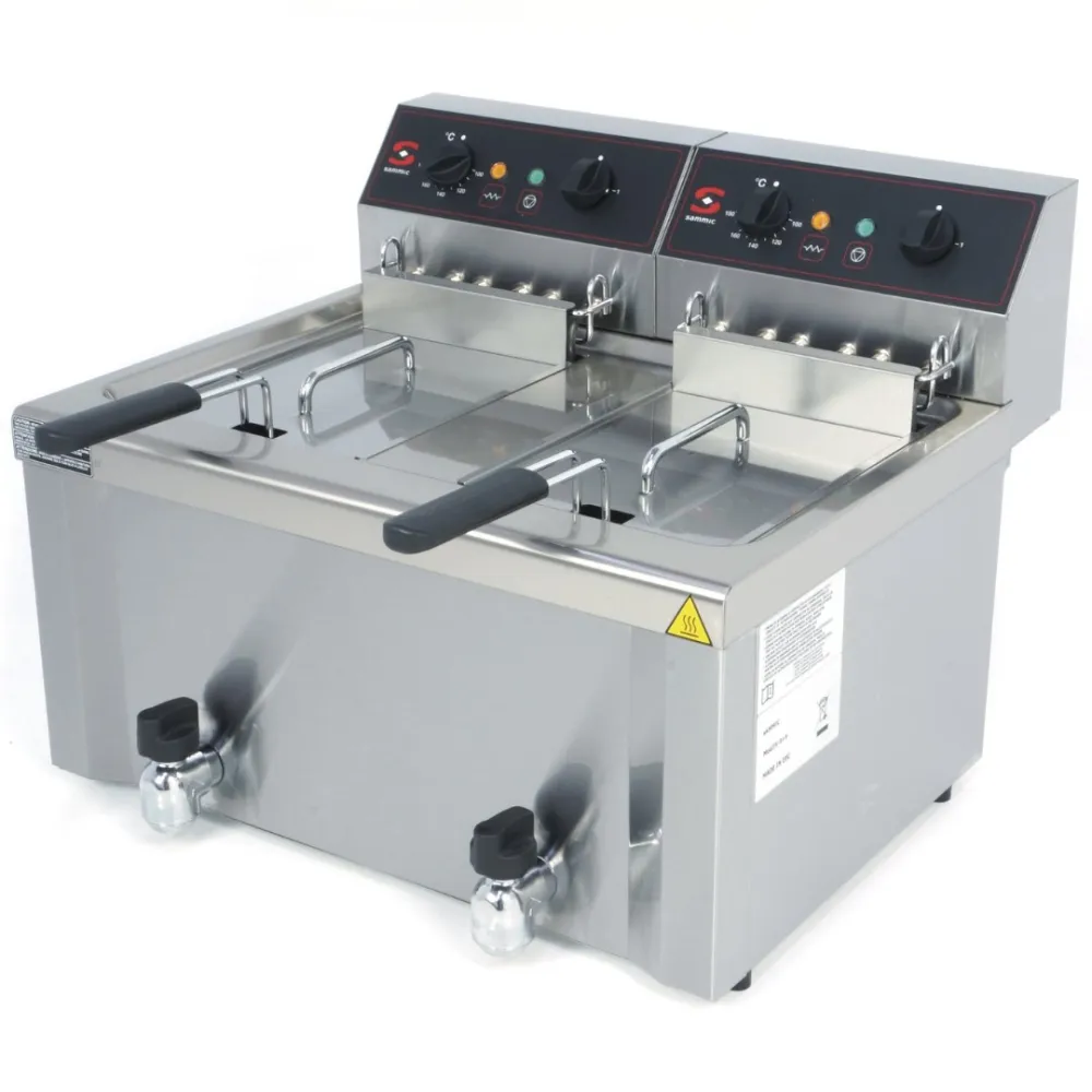 Electric fryer 12+12l, FE-12+12