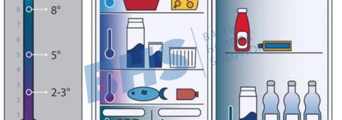 Provisions for the storage of food in a refrigerator