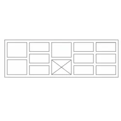 Cooling counter P448 2130 mm