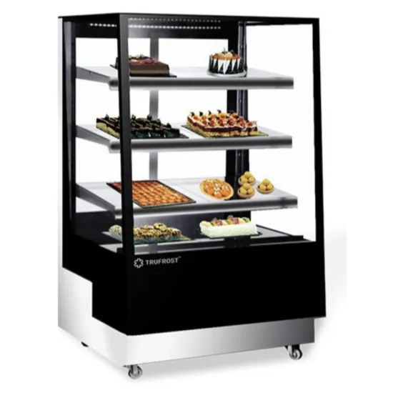 Pastry display cabinet without temperature control