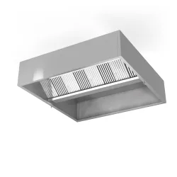 Central ventilation island hood with filters HNCD 1400