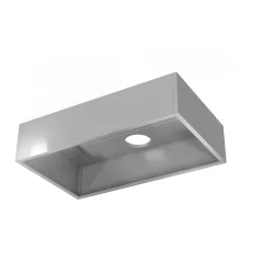 Heat and fume hood without filters 600 HNPDC