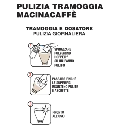 Coffee grinder hopper cleaner