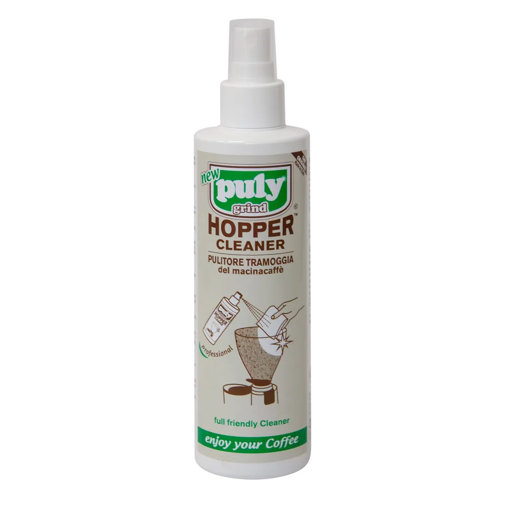 Coffee grinder hopper cleaner