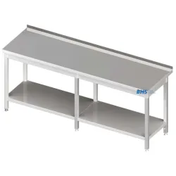 Metal table with shelf 2100