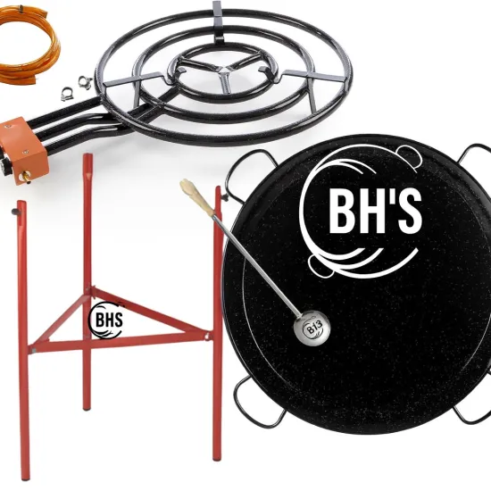 Paella pan gas burners