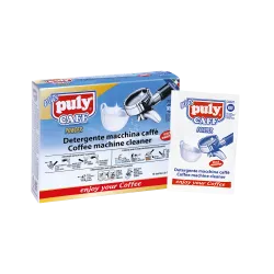 Coffee machine cleaner for groupheads, discharge valves and portafilters