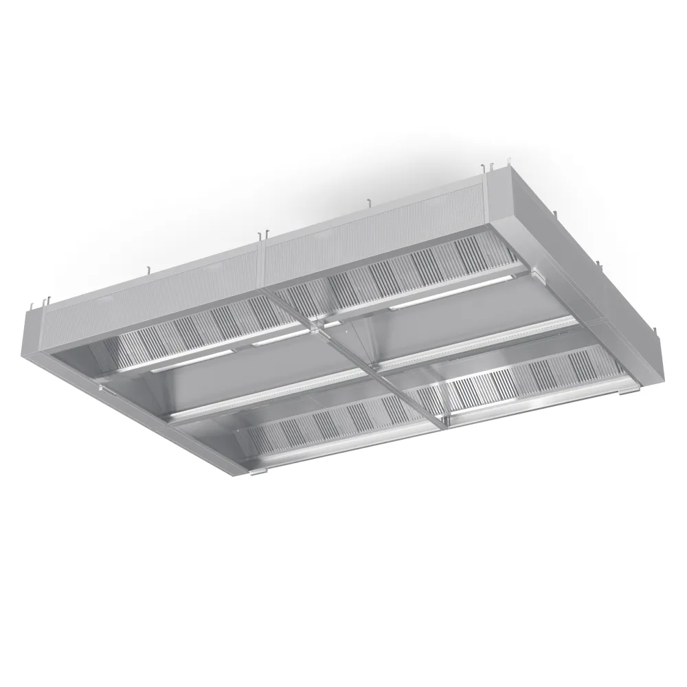 Central ventilation island hood with filters HNCD 1400