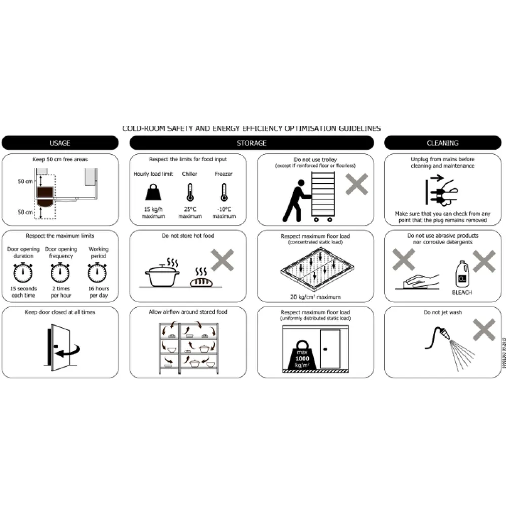 Freezers chamber 2700 / 2700 / 2200 - 11.86 m³