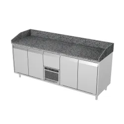 Cooling counter with granite table top 2130 mm P404