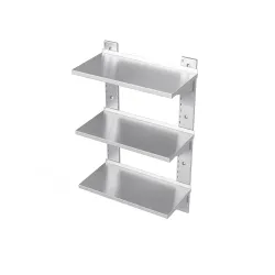 Metal wall shelf triple 1400-5