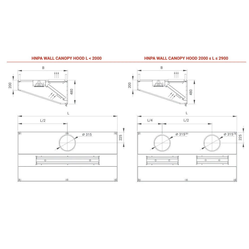 Cooker hood HNPA 1100