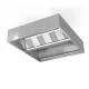 Island cooker hood with air supply HPCD 2500
