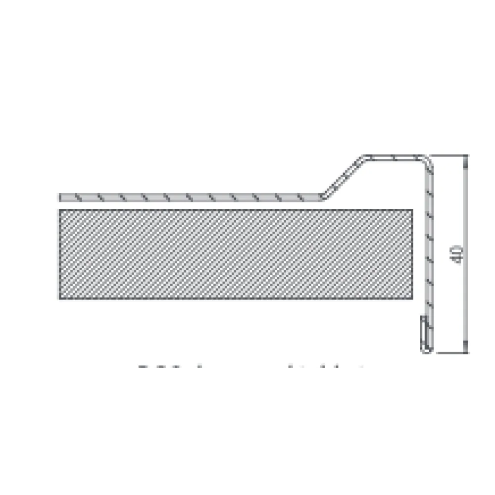 Stainless steel table top 1000