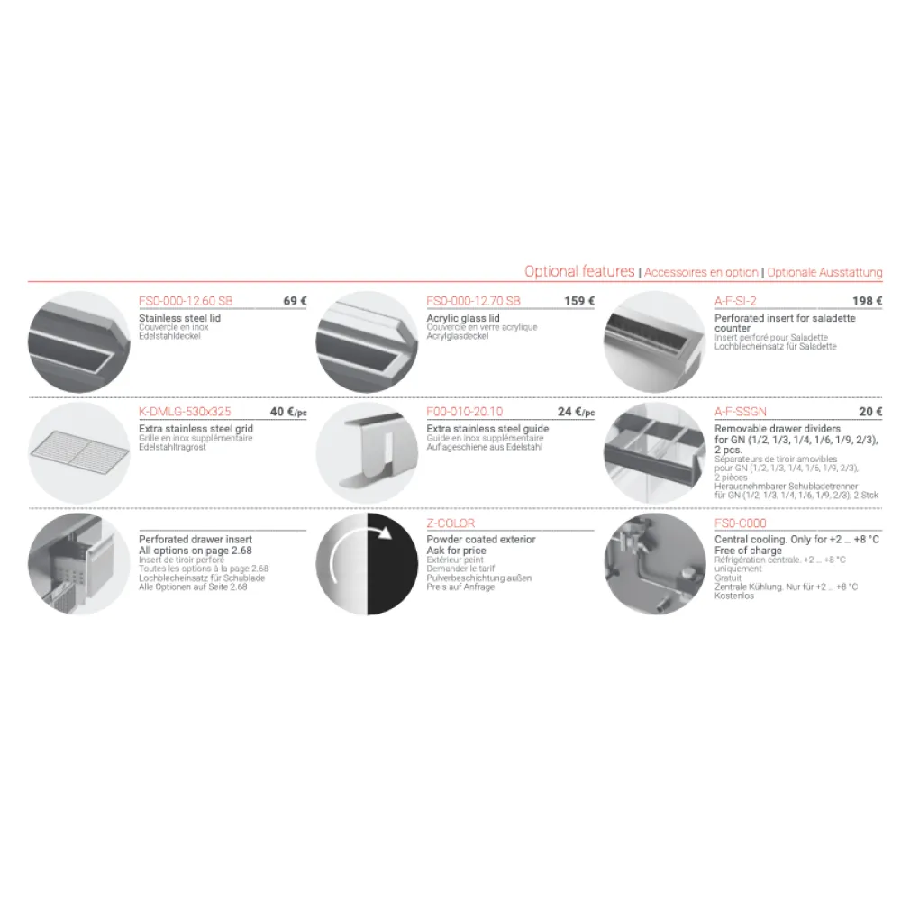 Saladette сounter P101 940 mm