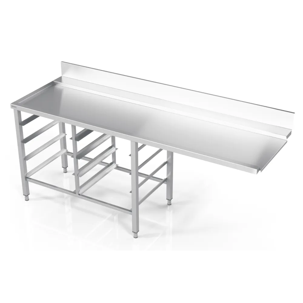 Table to dishwasher with 8 guides for dishwasher baskets 2500