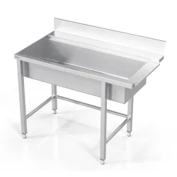 Table to dishwasher with big sink 1600