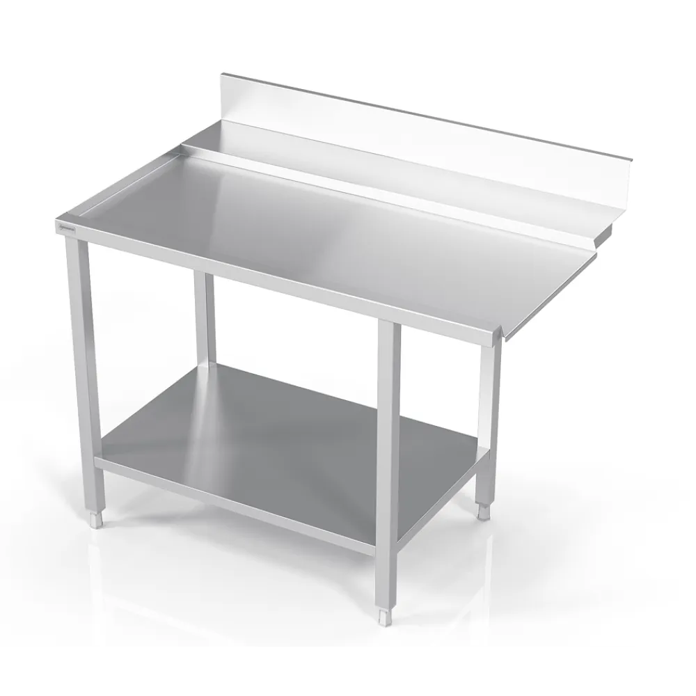 Table to dishwasher with shelf 800