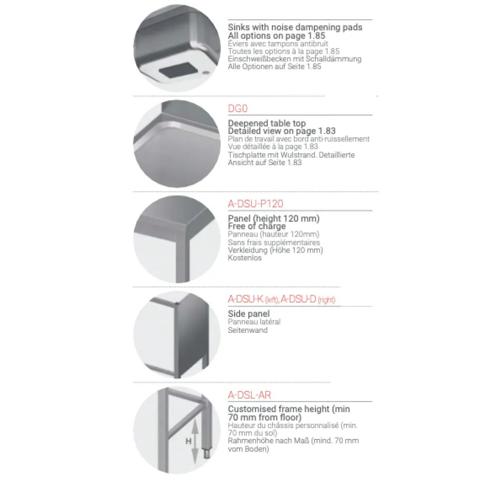 Metal table without shelf 400