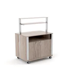 NEUTRAL MODULE WITH UPPER SHELVES, DOORS AND COMPARTMENT FOR DISHES ATHENA SAL VP 2 AL