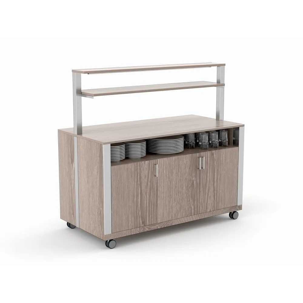 NEUTRAL MODULE WITH UPPER SHELVES, DOORS AND COMPARTMENT FOR DISHES ATHENA SAL VP 3 AL