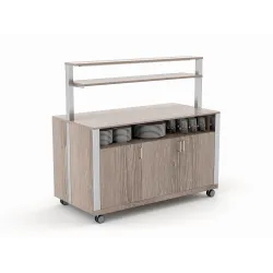 NEUTRAL MODULE WITH UPPER SHELVES, DOORS AND COMPARTMENT FOR DISHES ATHENA SAL VP 3 AL