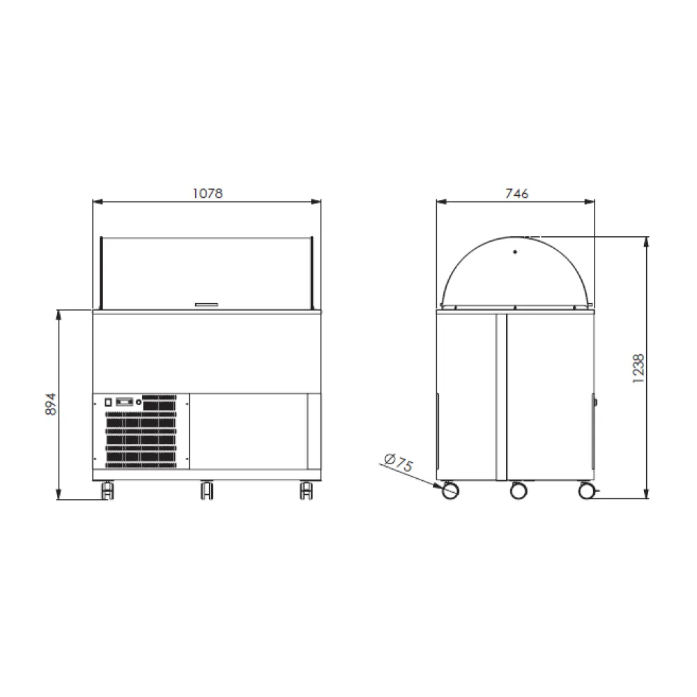 BUFFET TROLLEY GIUNONE REF
