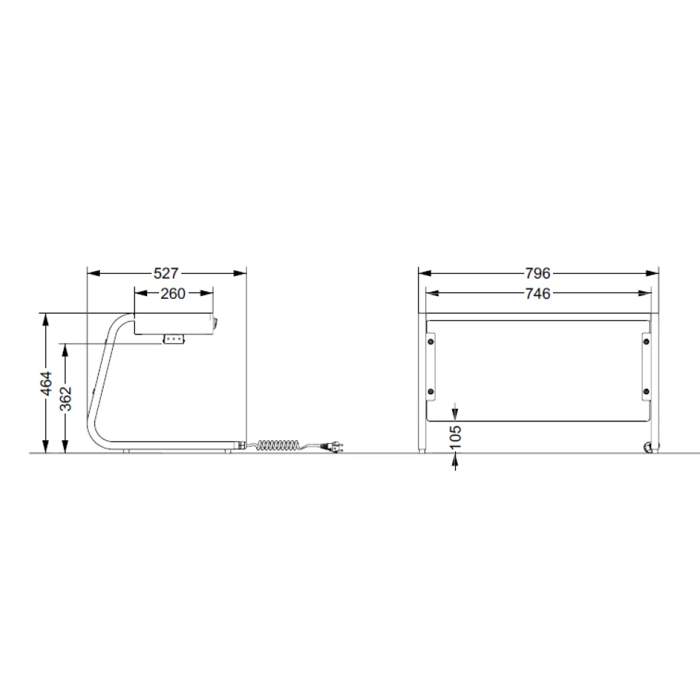 FREE STANDING HALOGEN BRIDGE HALO 2