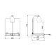 CARVING STATION/WARMING PLATE WITH INFRARED LAMP HELIOS 1/1 FIX P1