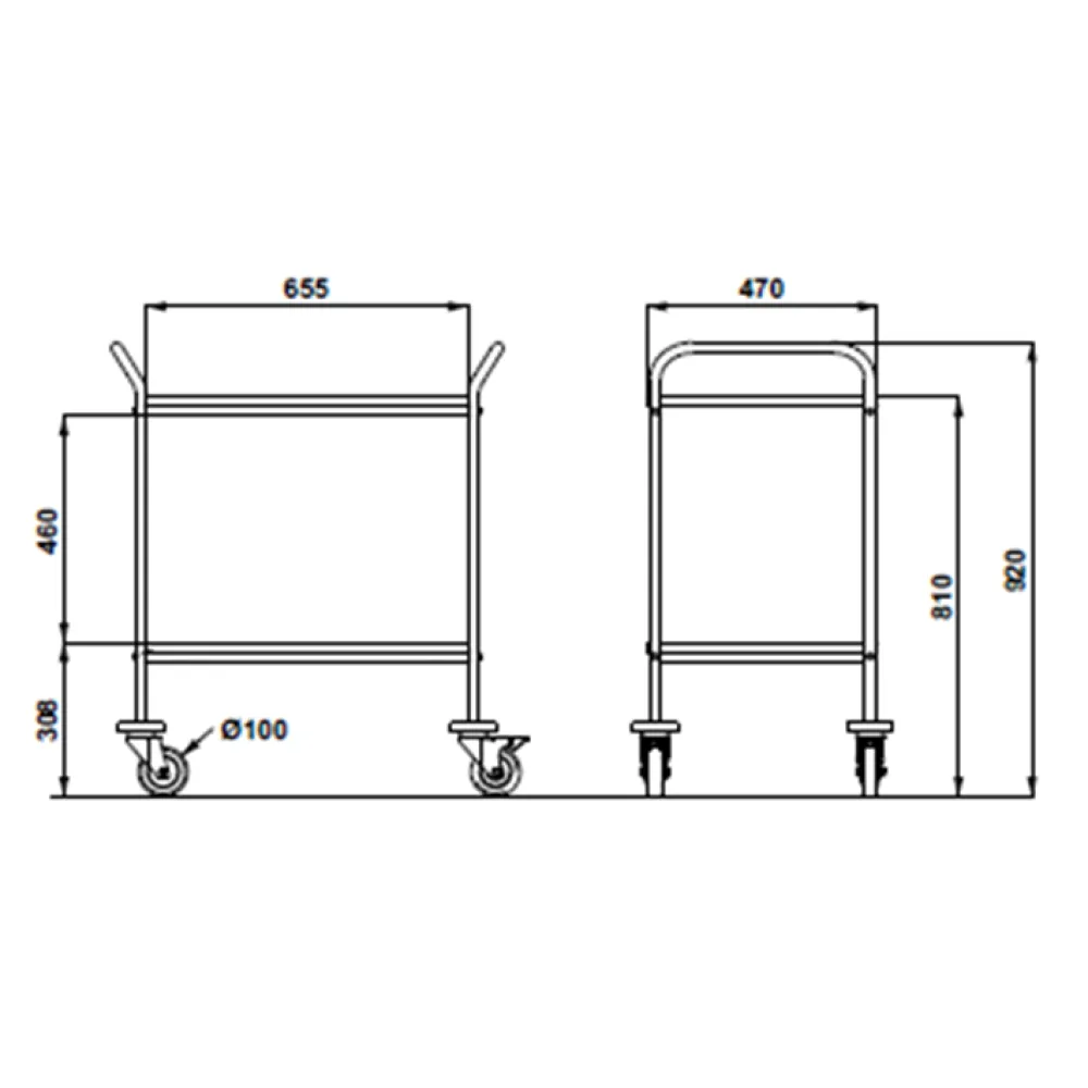 SERVING TROLLEY HIRA 500 M3