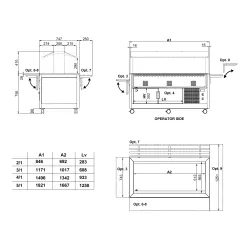 FAN-ASSISTED REFRIGERATED BUFFET KIDS 5 RV