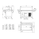 REFRIGERATED BUFFET WITH HANEX® BETACRYL WORKTOP OMNIA 3PR